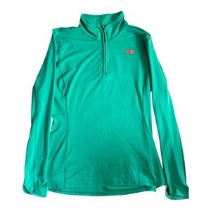 The North Face Women's Teal Half-Zip Active Pullover